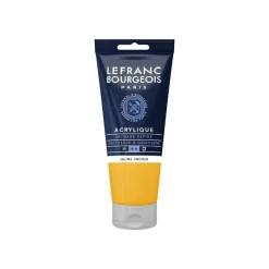 Lefranc Bourgeois - Peinture acrylique - jaune indien - 80 ml