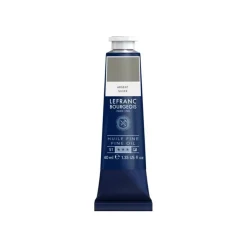 Lefranc Bourgeois - Peinture à l'huile - teinte argentée - opaque - fine - 40 ml