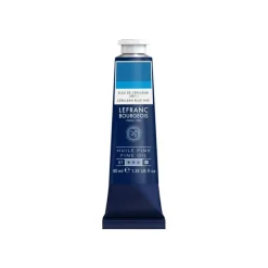 Lefranc Bourgeois - Peinture à l'huile - teinte bleue céruléen - opaque - fine - 40 ml