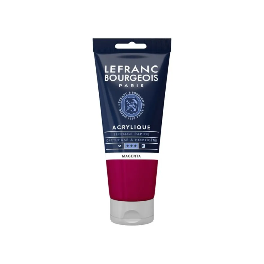 Lefranc Bourgeois - Peinture acrylique - magenta - 80 ml