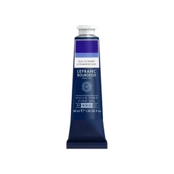 Lefranc Bourgeois - Peinture à l'huile - bleu d'outremer - transparent - fine - 40 ml