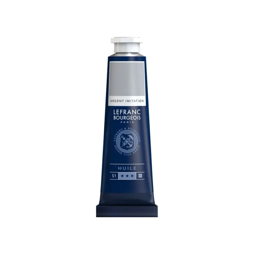 Lefranc Bourgeois - Peinture à l'huile - argentée - 40 ml