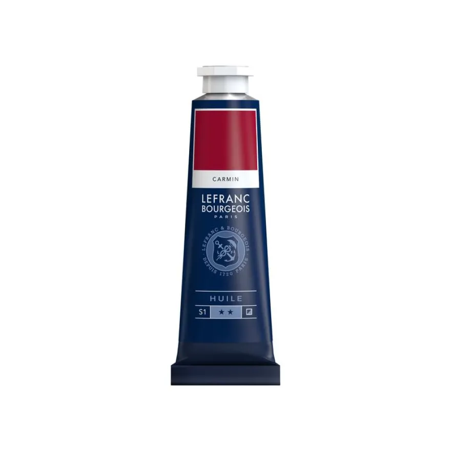 Lefranc Bourgeois - Peinture à l'huile - carmin - 40 ml