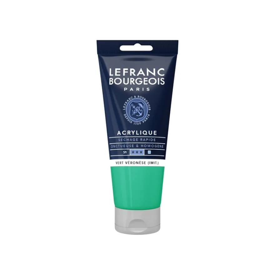 Lefranc Bourgeois - Peinture acrylique - vert Véronèse (imit.) - 80 ml
