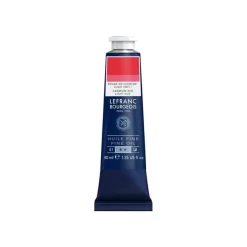 Lefranc Bourgeois - Peinture à l'huile - teinte rouge clair de cadmium - opaque - fine - 40 ml