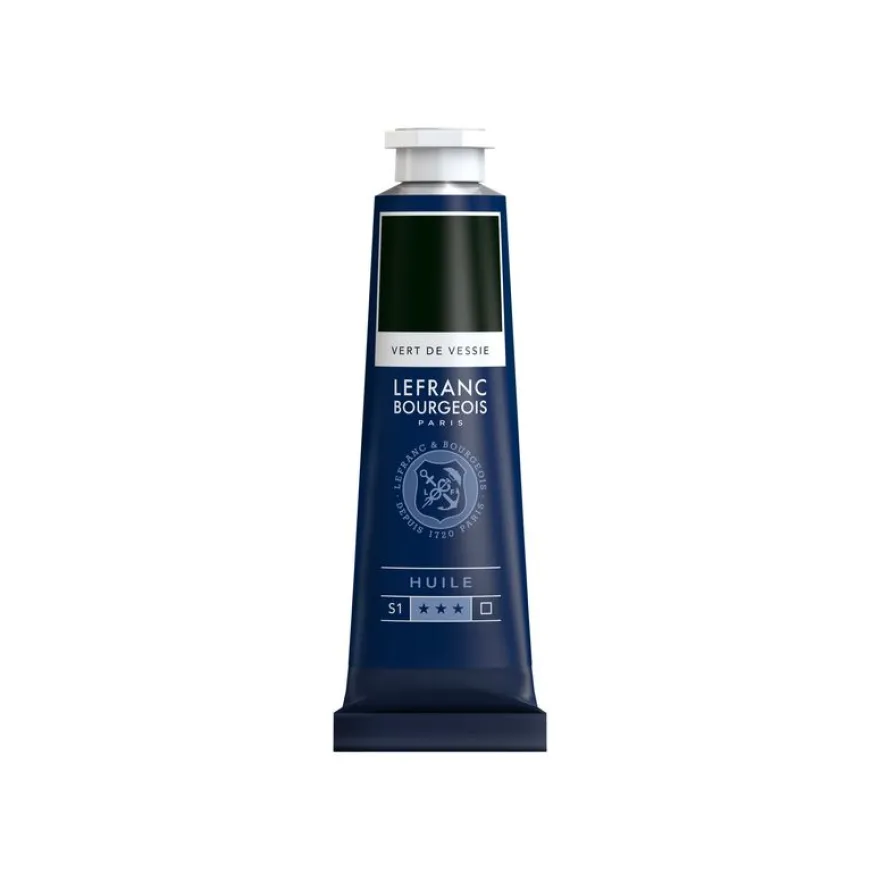 Lefranc Bourgeois - Peinture à l'huile - vert de vessie - 40 ml