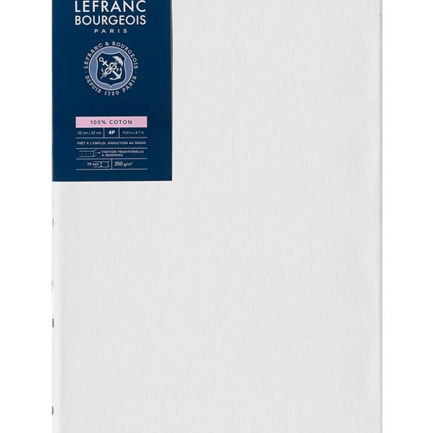 Lefranc Bourgeois Classic - Toile pré-étirée - 20 x 40 cm - 100 % coton
