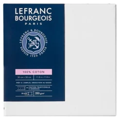 Lefranc Bourgeois Classic - Toile pré-étirée - 30 x 30 cm - 100 % coton