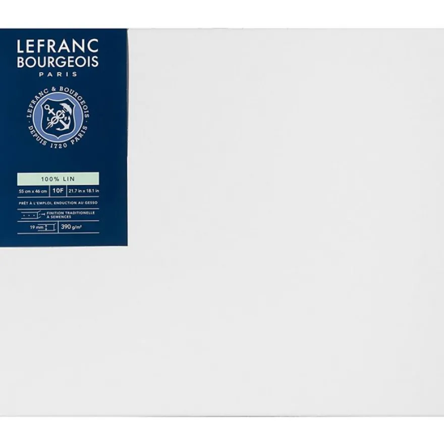 Lefranc Bourgeois Classic - Toile pré-étirée - 10F - 100 % lin