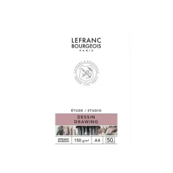 Lefranc Bourgeois Studio - Bloc de papier à dessin - A4 - 50 feuilles