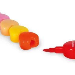 Legami - 12 Crayons De Couleur Empilables Heart