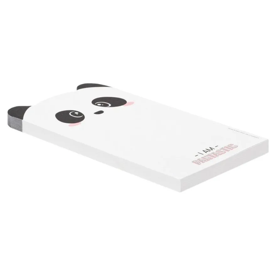 Legami - Bloc-notes - 11 x 19 cm - 70 feuilles - panda