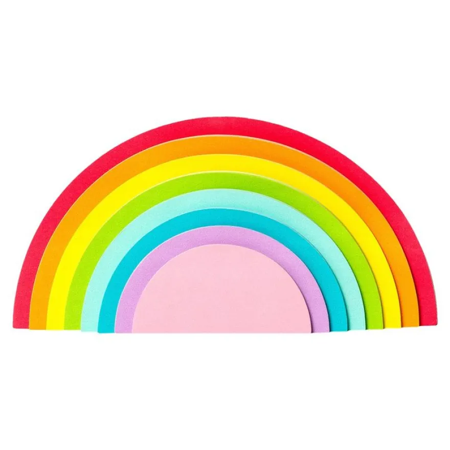 Legami - Bloc-notes autocollant - 12 x 6 cm - rainbow
