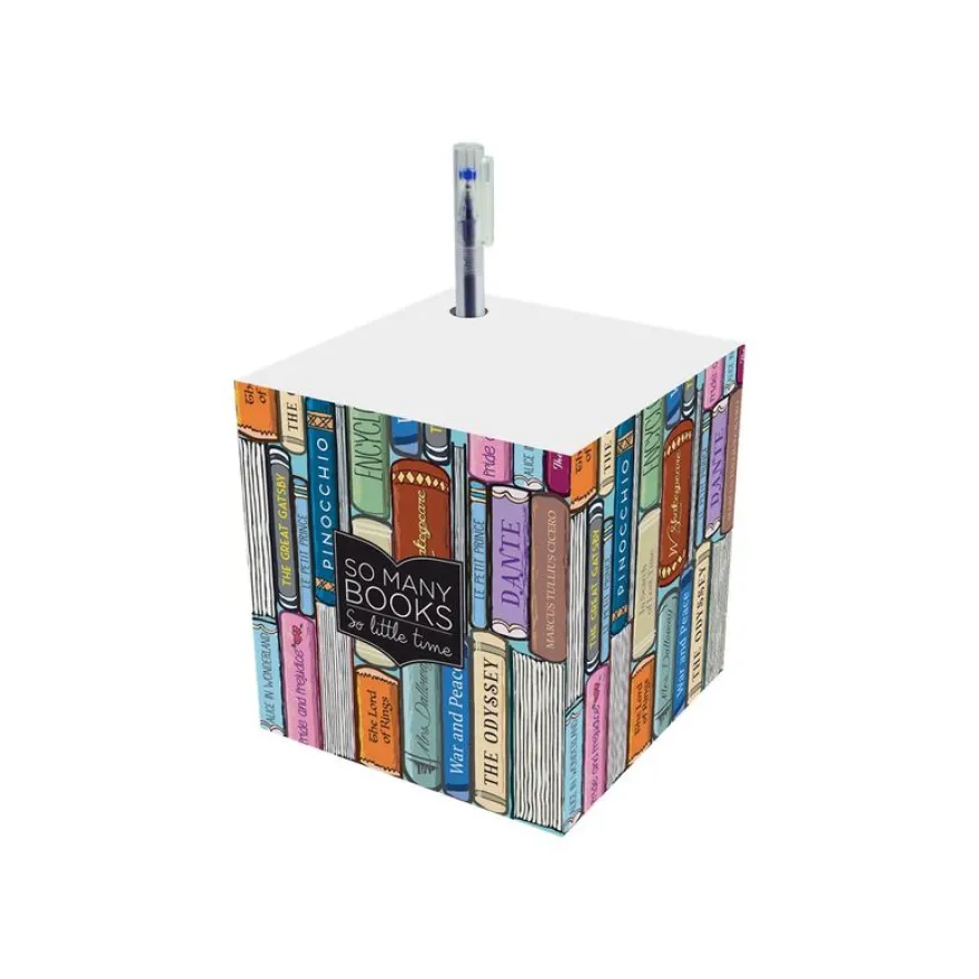 Legami - Bloc-notes Cube - motif livre