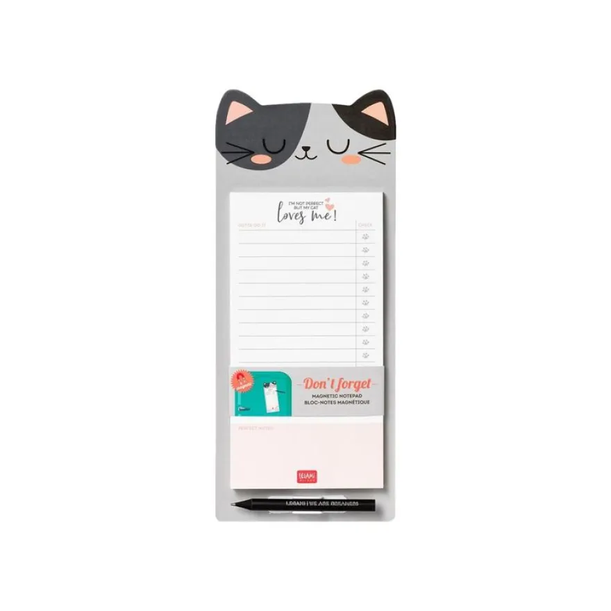 Legami - Bloc-notes magnétique - 60 feuilles - kitty