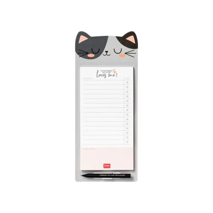 Legami - Bloc-notes magnétique - 60 feuilles - kitty