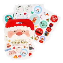 Legami - Cahier de 150 autocollants de Noël - Santa Claus
