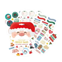 Legami - Cahier de 150 autocollants de Noël - Santa Claus