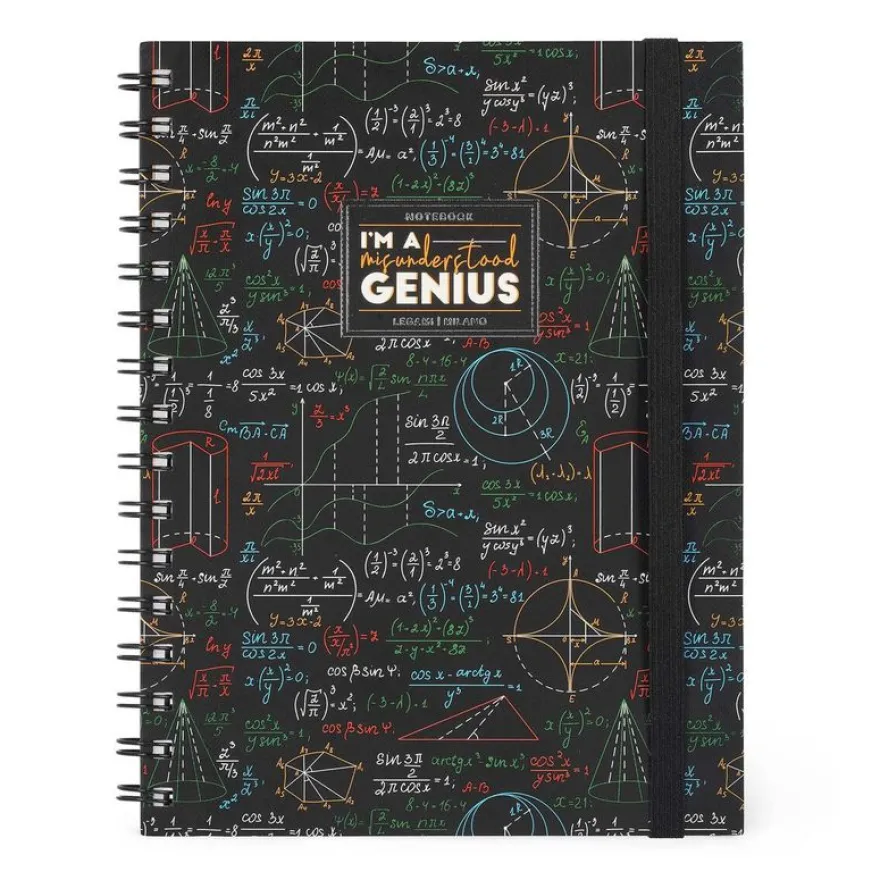 Legami - Carnet de notes - A5 - 200 pages - ligné - genius