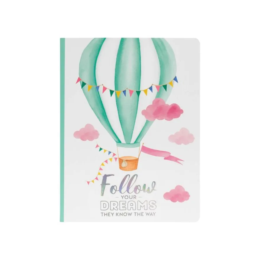 Legami - Carnet de notes - B5 - 100 pages - ligné - air balloon