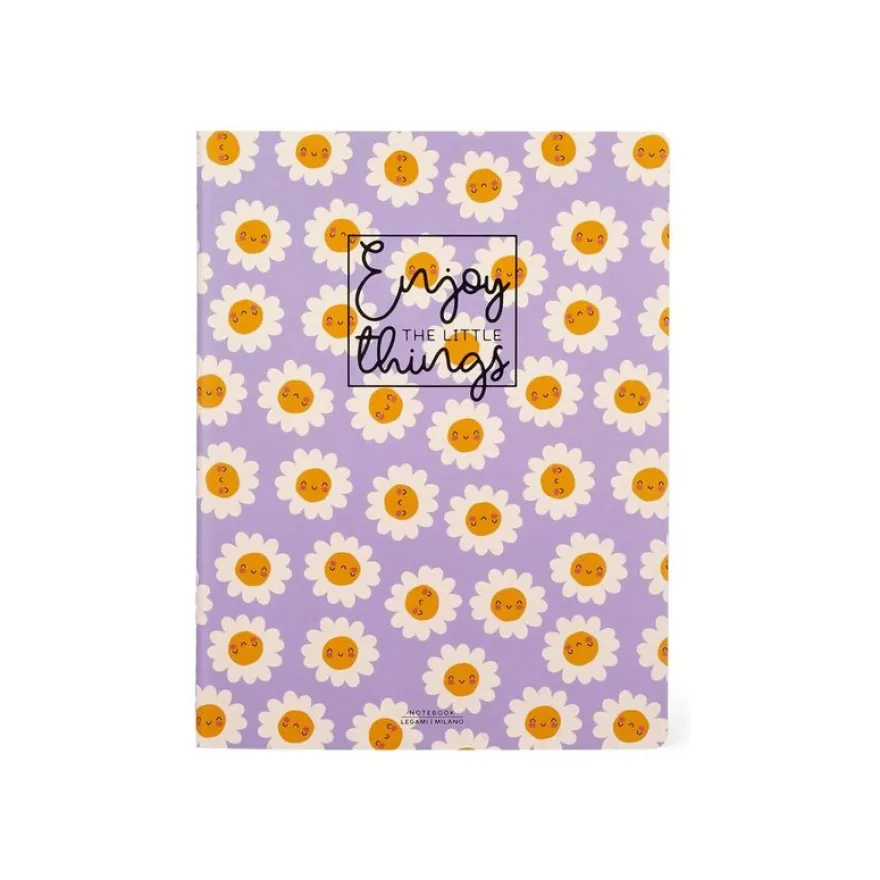 Legami - Carnet de notes 18,5 x 24,8 cm - 100 pages - marguerite
