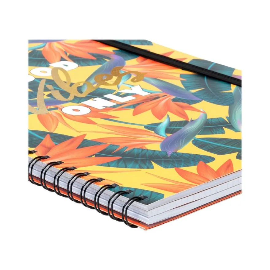 Legami - Carnet notebook 3-en-1 - A4 maxi - tropical vibes
