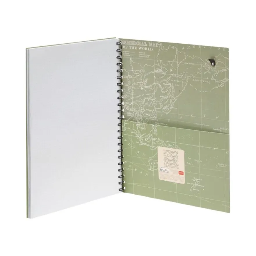 Legami - Carnet spiralé - modèle "travel"