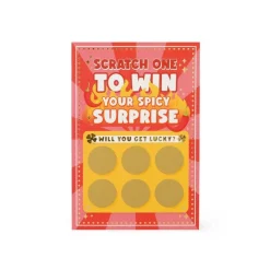 Legami - Carte de voeux à gratter Spicy