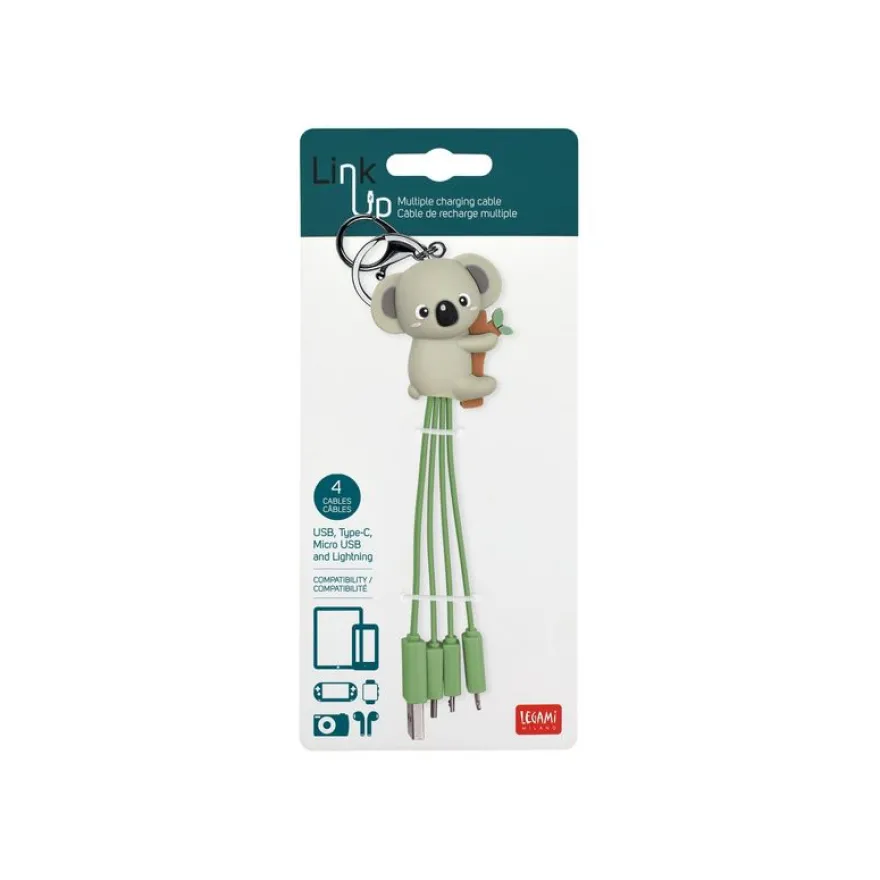 Legami - Câble de recharge Lightning / USB - koala