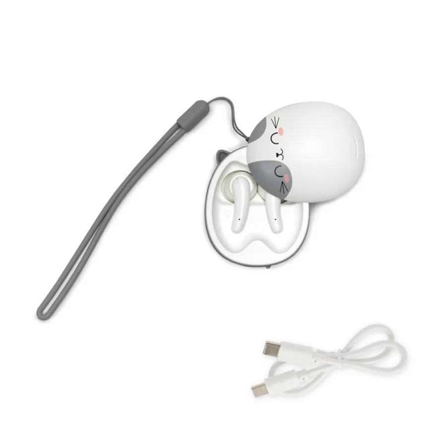 Legami - Écouteurs sans fil Kitty - 5h autonomie, Bluetooth 5.1