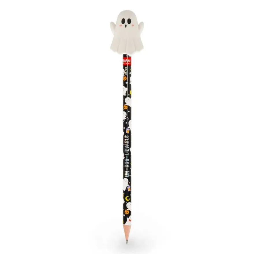 Legami - Crayon à papier - Halloween - Ghost - avec Gomme - Senteur vanille
