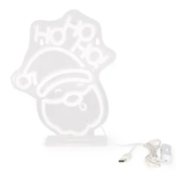 Legami - Enseigne lumineuse LED à effet néon - Santa Claus - Noël