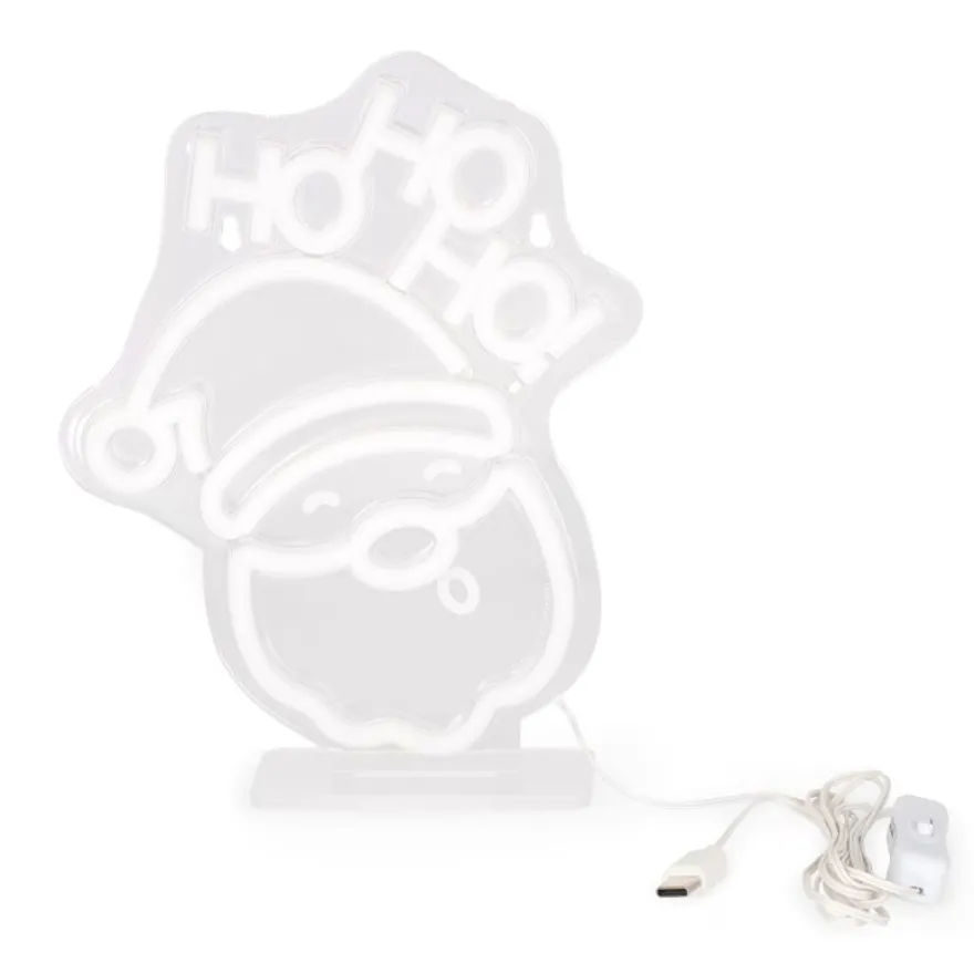 Legami - Enseigne lumineuse LED à effet néon - Santa Claus - Noël