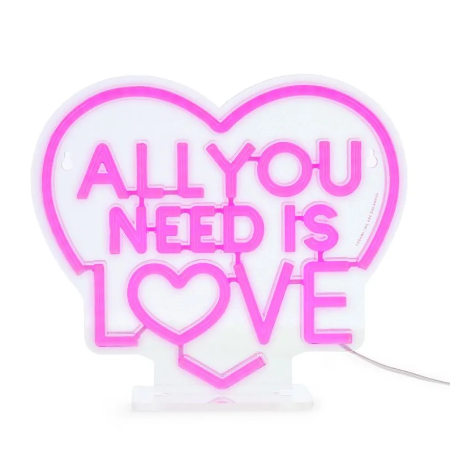 Legami - Enseigne Lumineuse Led A Effet Neon All You Need Is Love