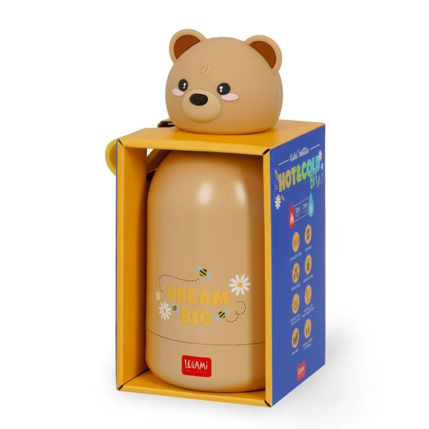 Legami – Gourde isotherme pour enfant – Modèle Teddy Bear