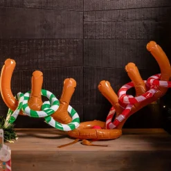 Legami - Jeu de lancer des anneaux gonflable - Reindeer - Noël