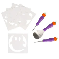 Legami - Kit de sculpture pour citrouille d’Halloween - Carve & Scare