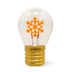 Legami - Lampe de table en forme d’ampoule snowflake