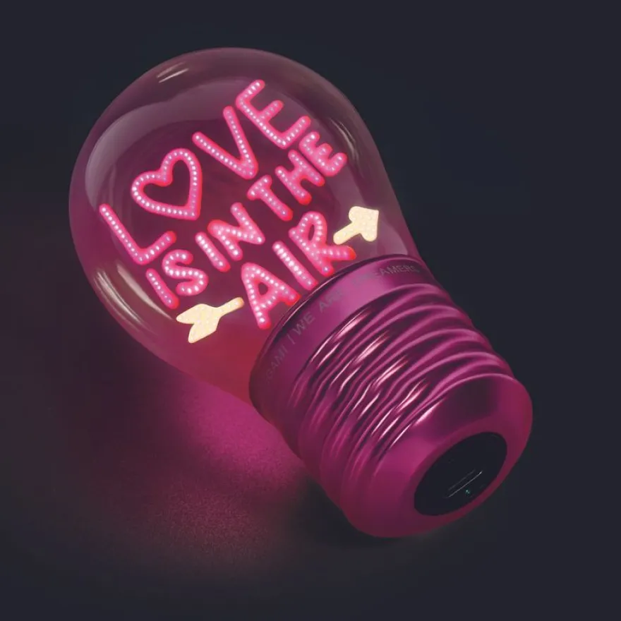 Legami - Lampe De Table En Forme D’Ampoule Love Is In The Air