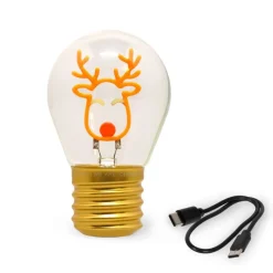 Legami - Lampe de table en forme d’ampoule - Santa Claus - Noël