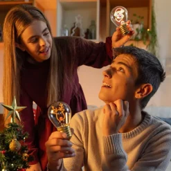 Legami - Lampe de table en forme d’ampoule - Santa Claus - Noël