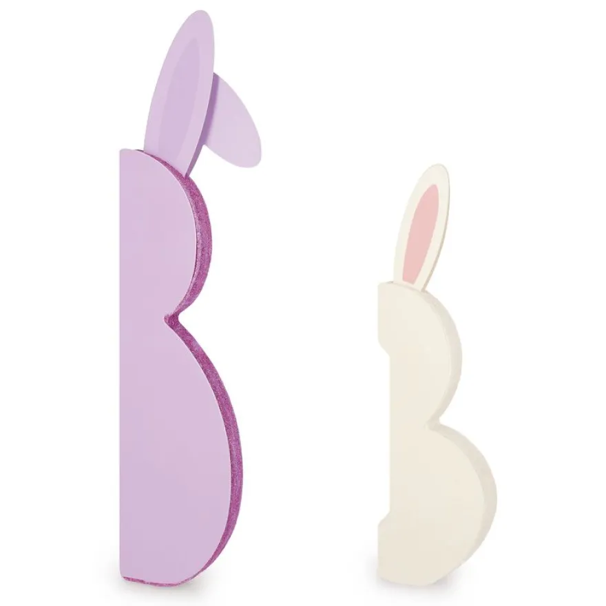 Legami – Lot de 2 Lapins en Papier Pliables – Hoppy Easter – Décoration de Pâques