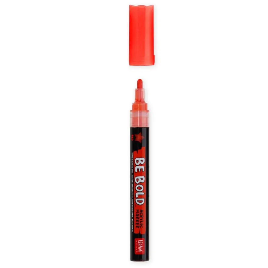 Legami - Marqueur acrylique - Be Bold - rouge