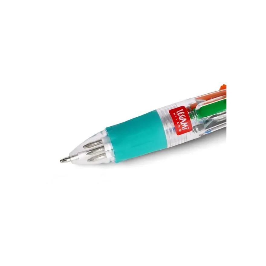 LEGAMI - Mini Stylo à Bille 4 Couleurs - Dino