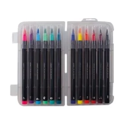 Legami - Pack de 12 feutres pinceaux à pointe souple - couleurs assorties