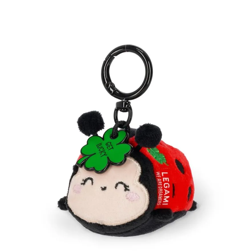 Legami – Porte‑Clés Peluche Super Soft Tiny Coccinelle Ladybug