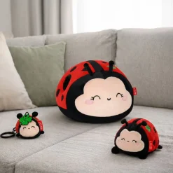 Legami – Porte‑Clés Peluche Super Soft Tiny Coccinelle Ladybug