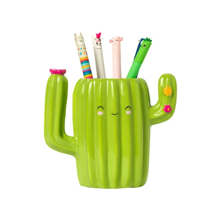 Legami - Pot à crayons céramique - cactus