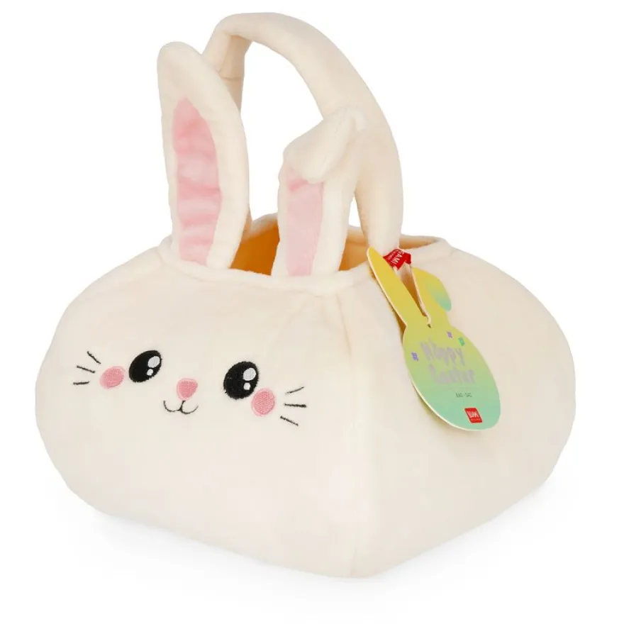 Legami – Sac pour la Chasse aux Œufs – Bunny – Hoppy Easter – Accessoire Spécial Pâques