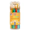 Legami - Set de 24 crayons de couleur Teddy Bear